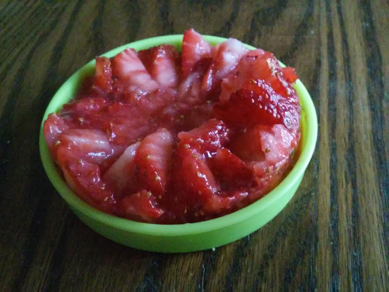 Chopped Strawberries